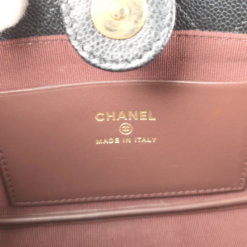 Chanel Shoulder Bag mini tote Black Grained Calfskin One Size20 × 4 × 11 cm — detail view 6 of 10