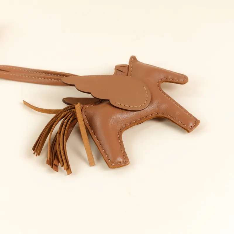 Hermès Charm Charm Brown Lambskin One Size 7.5cm — cover view 5 of 7