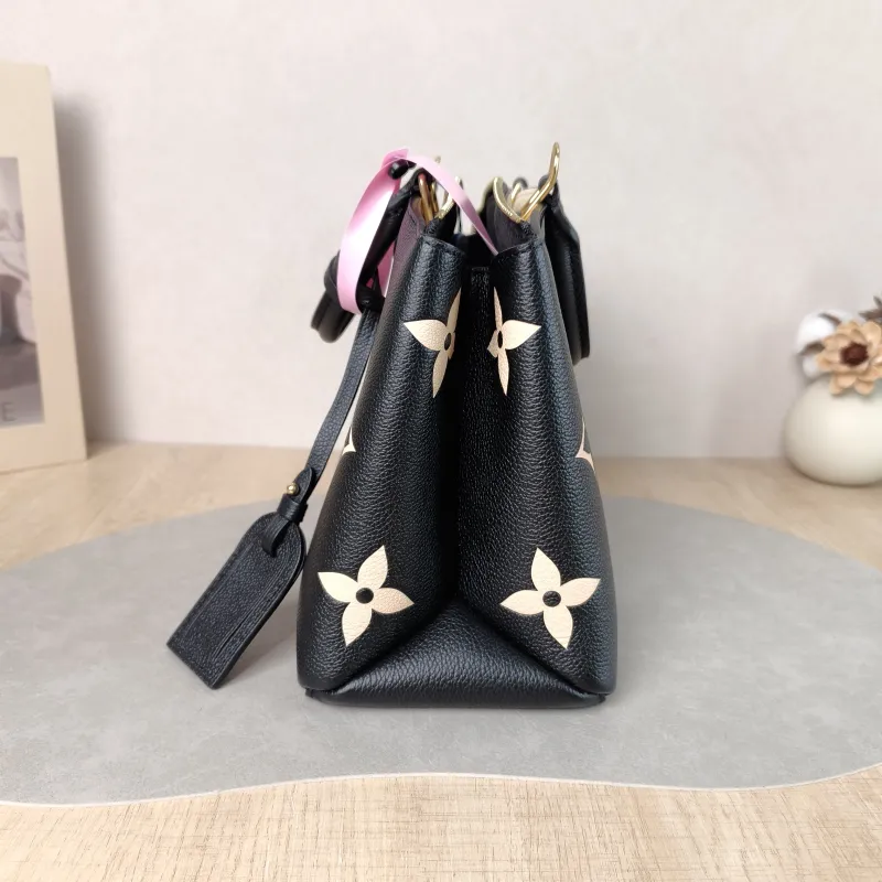 Louis Vuitton Crossbody Bag PETIT PALAIS Tote Bag Monogram Empreinte Embossed Calfskin Small 29 × 12.5 × 18 cm — detail view 7 of 13