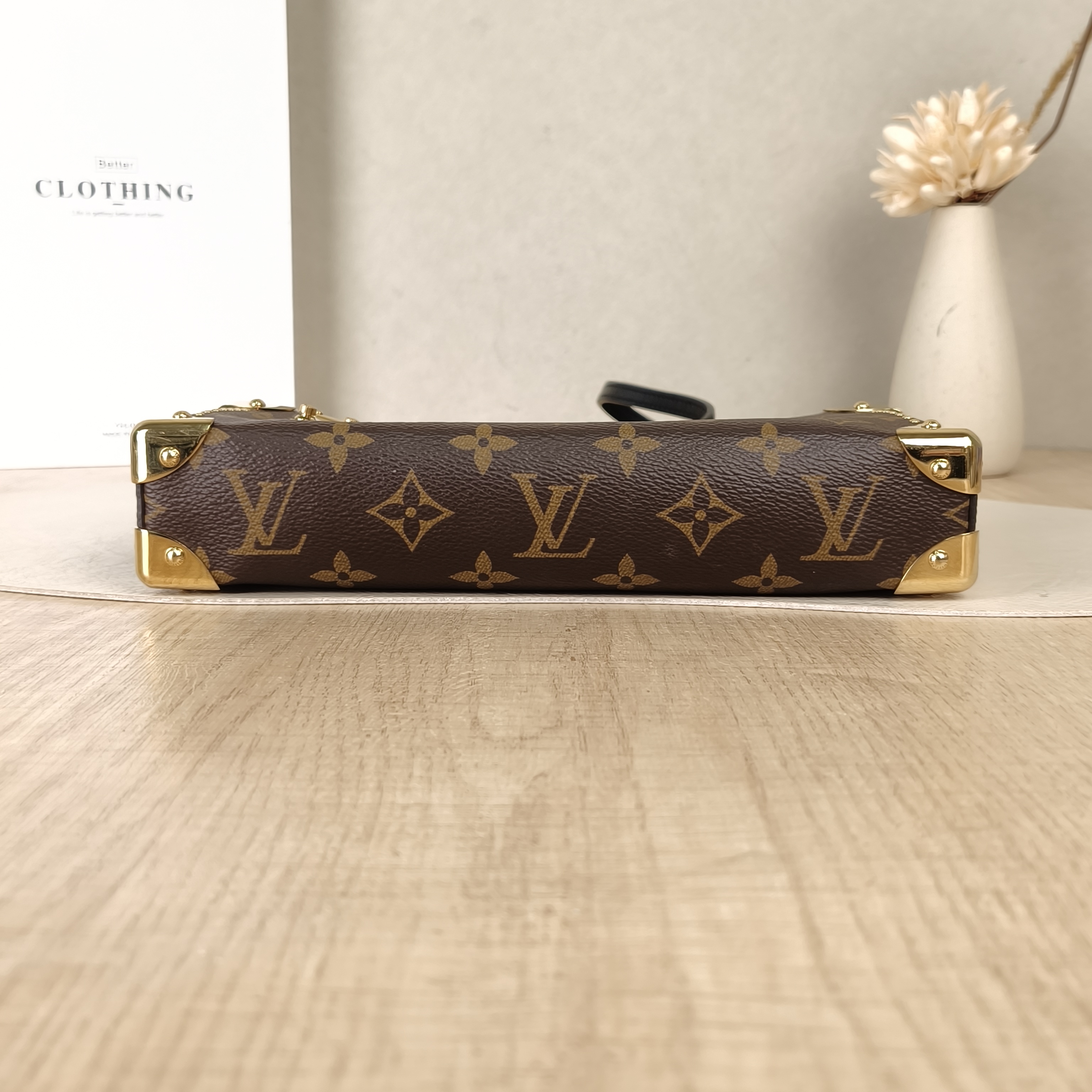 Louis Vuitton Crossbody Bag Slim Trunk Box Monogram PVC Medium23 × 4 × 12 cm — cover view 4 of 5