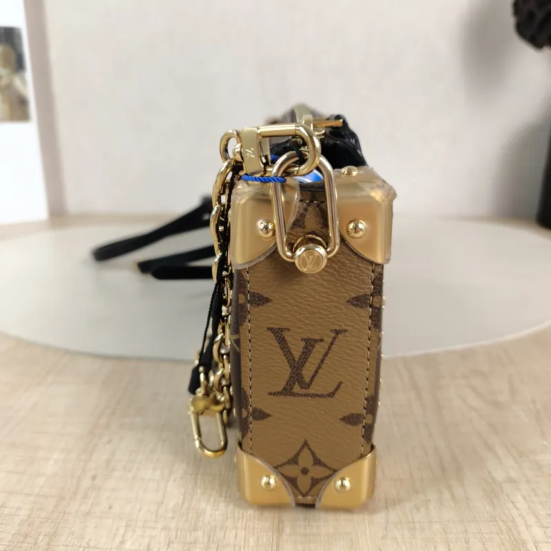 Louis Vuitton Crossbody Bag Slim Trunk Box Monogram PVC Medium 23 × 4 × 12 cm — detail view 7 of 12