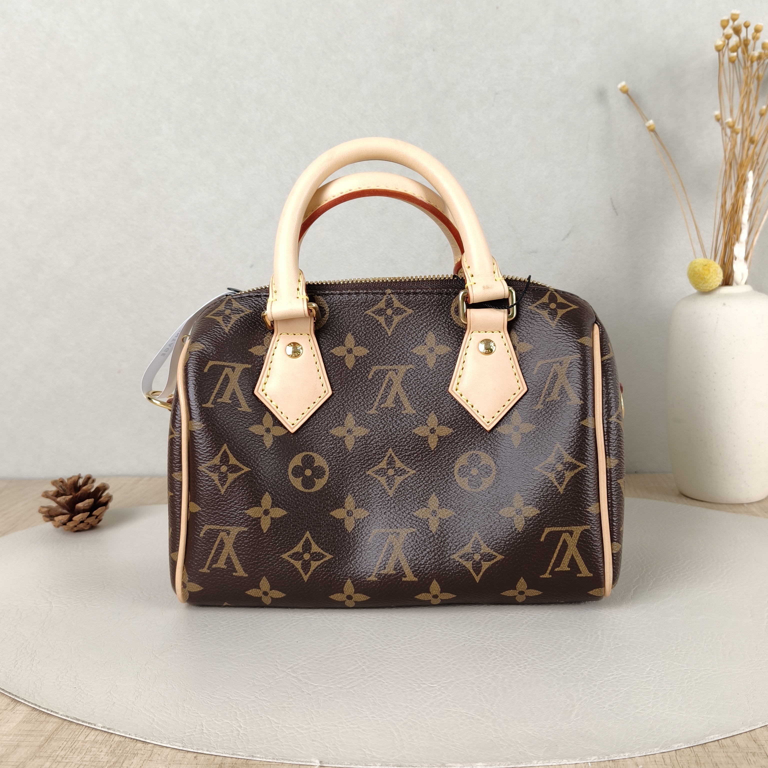 Louis Vuitton Crossbody Bag Speedy20 Shoulder Strap PVC Small20.5 × 12 × 13.5 cm — cover view 5 of 6