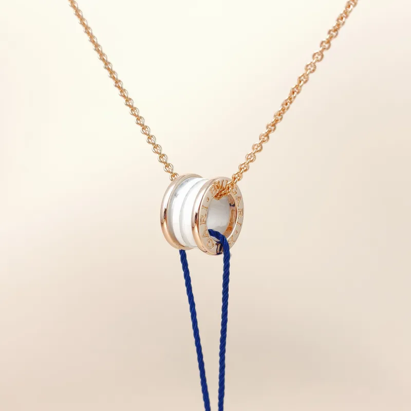 Bvlgari Necklace B.ZERO1Collection White White18KR ose Gold One Size1.5*38-45 — cover view 8 of 13