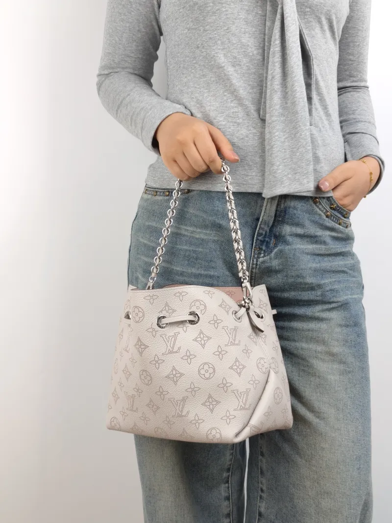 Louis Vuitton Crossbody Bag BELLA Calfskin 22 × 14 × 19 cm — on-model view 1 of 2