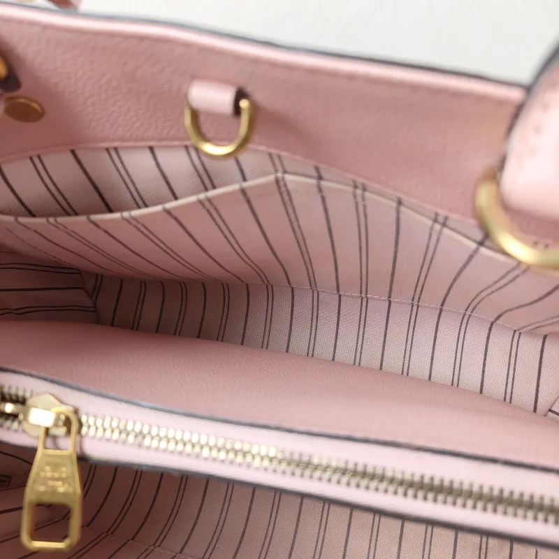 Louis Vuitton Top Handle Bag Montaigne Pink Calfskin BB29 × 13 × 20 cm — detail view 1 of 14