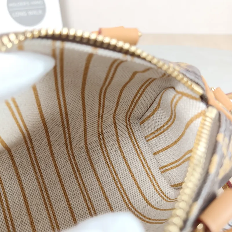 Louis Vuitton Crossbody Bag Speedy Nano Brown PVC nano 16 × 7.5 × 10 cm — detail view 12 of 14