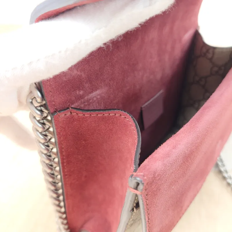GUCCI Crossbody Bag Dionysus Monogram PVC Mini 20 × 5 × 15.5 cm — detail view 12 of 16