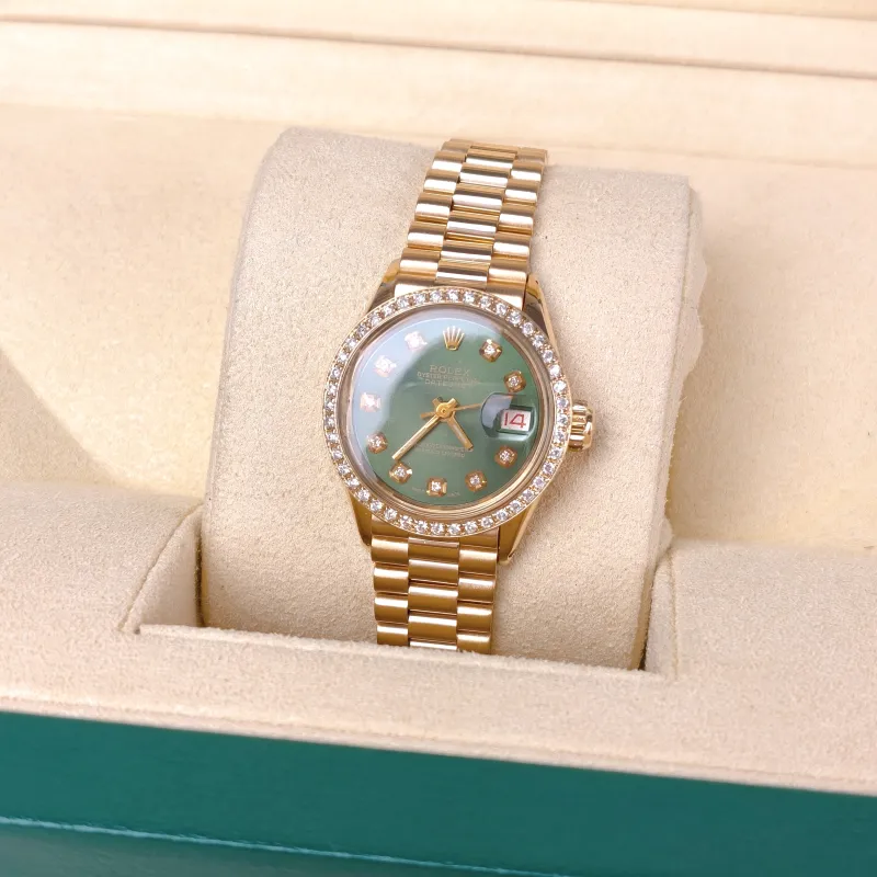 Rolex Watch Collection Watch Green One Size 18KY ellow Gold 26 — cover view 6 of 11