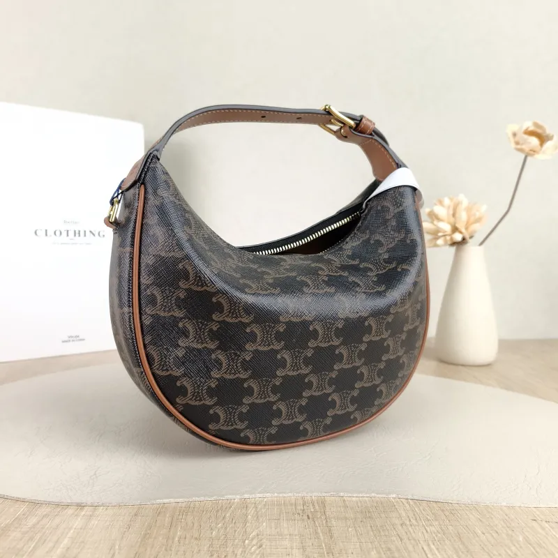 CELINE Crossbody Bag TEEN LULU hobo Monogram PVC 21 × 5 × 18 cm — cover view 2 of 5