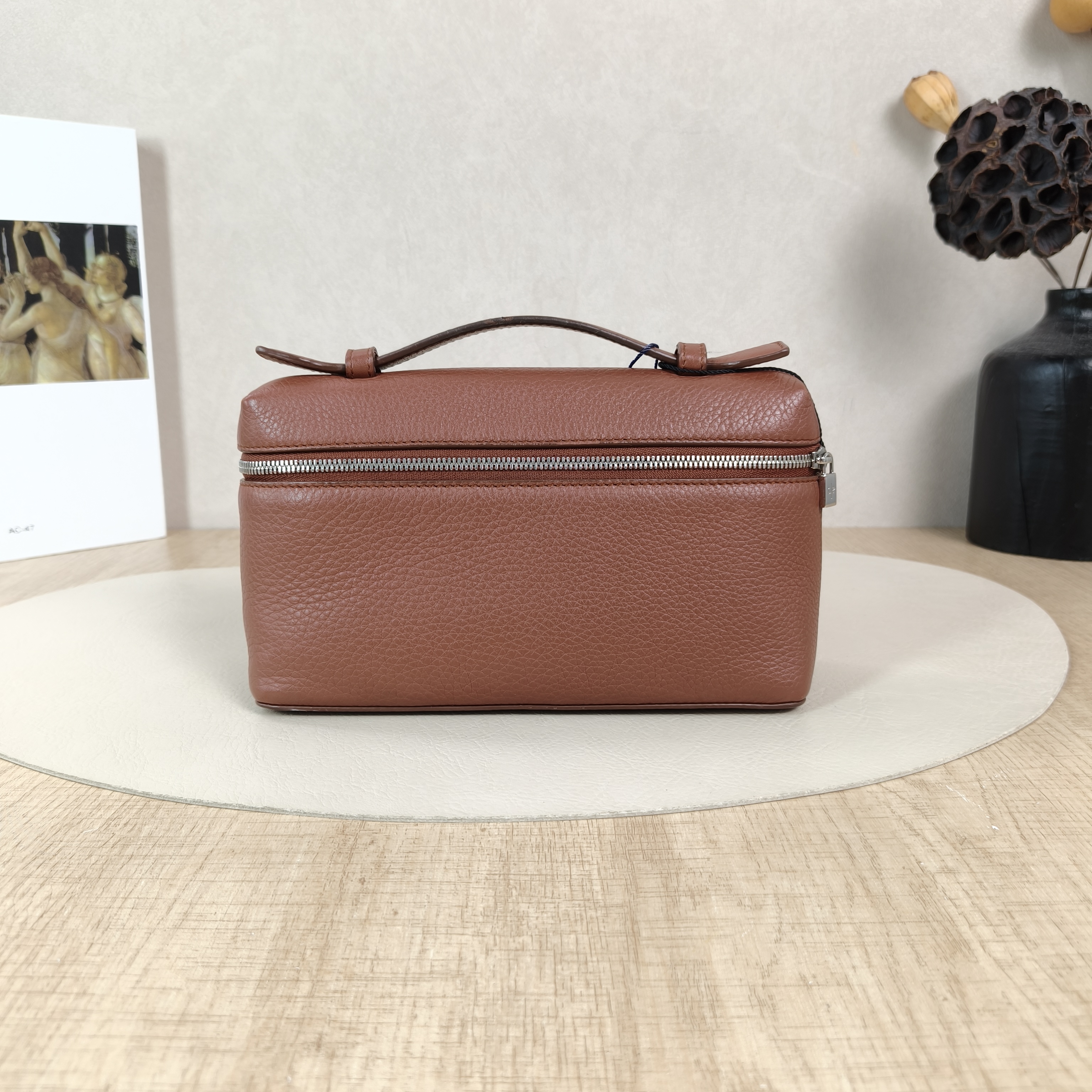 Loro Piana Crossbody Bag Extra Pocket L19 Brown Calfskin One Size19 × 7 × 11.5 cm