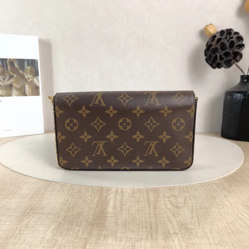 Louis Vuitton Crossbody Bag Pochette Félicie Monogram PVC Small 21 × 3 × 12 cm — cover view 4 of 6