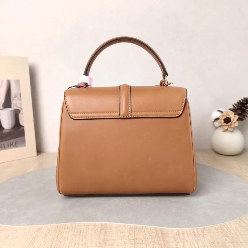 CELINE Crossbody Bag 16 Edition Caramel Calfskin Small 23 × 10 × 18 cm — cover view 5 of 6