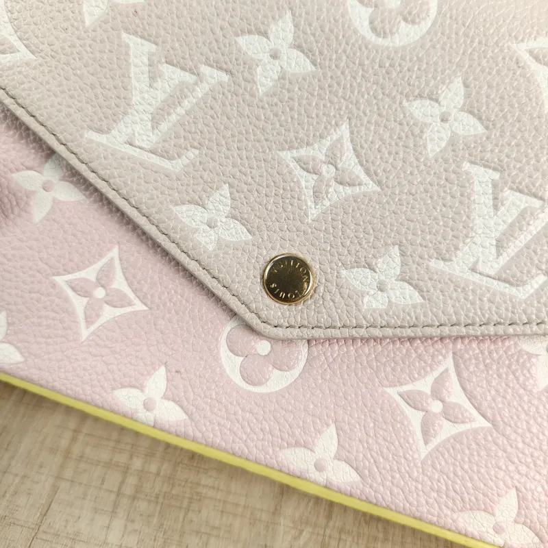 Louis Vuitton Crossbody Bag Pochette Félicie Colorblock Calfskin Small21 × 3 × 12 cm — detail view 7 of 16