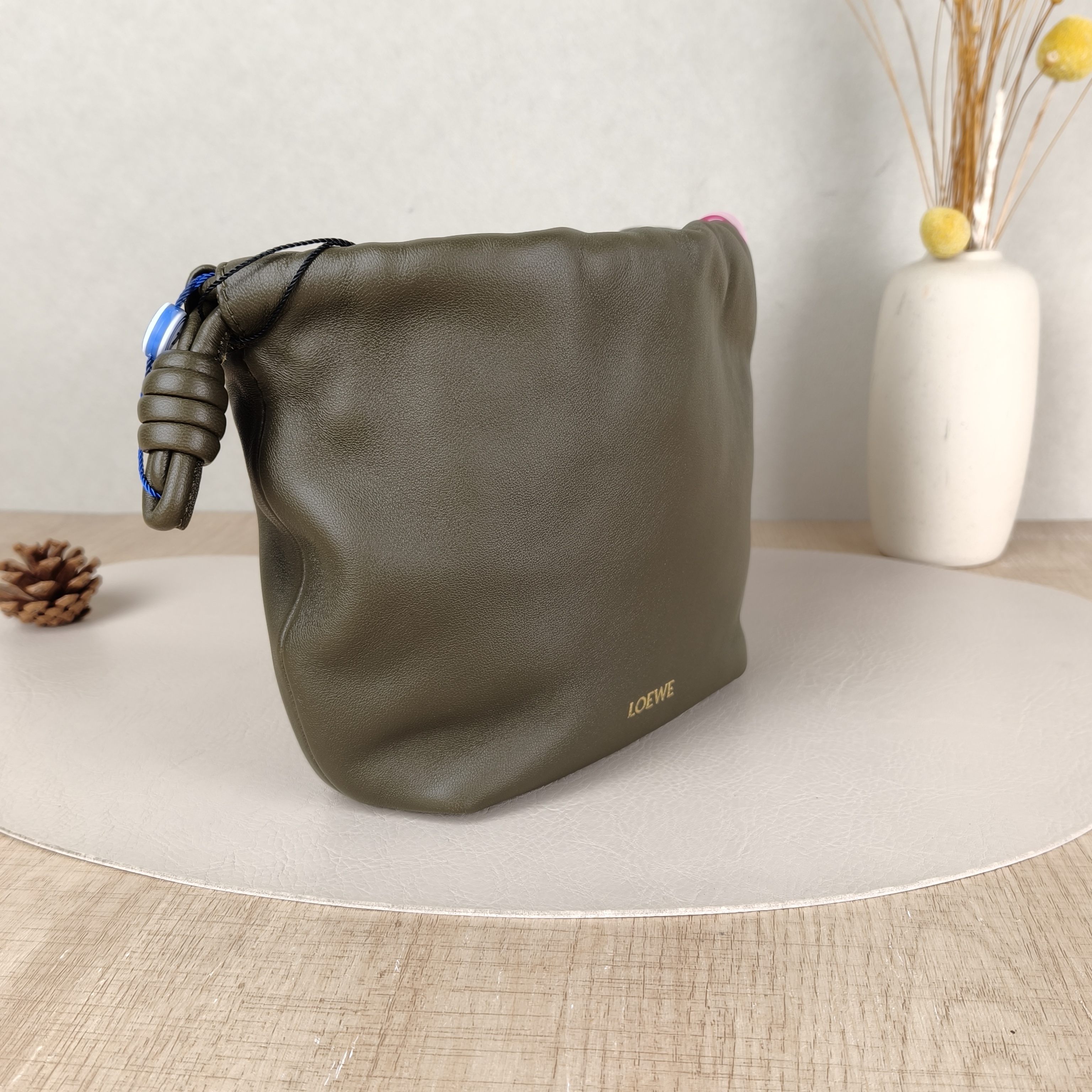 LOEWE Crossbody Bag Flamenco Green Lambskinmini24 × 9 × 18 cm — cover view 2 of 5