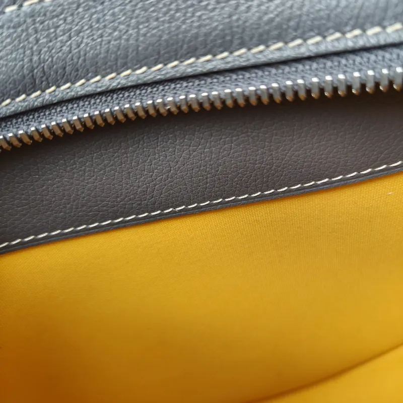 GOYARD Crossbody Bag Hirondelle Grey Canvas ine25 × 6 × 17 cm — detail view 2 of 12