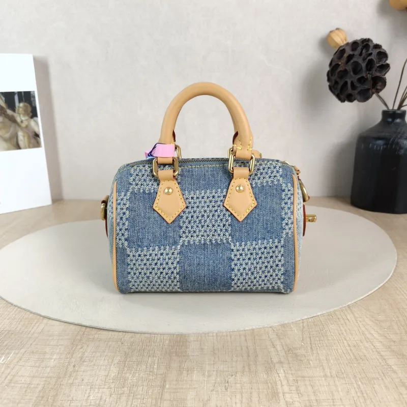 Louis Vuitton Crossbody Bag Speedy Nano Blue nano 16 × 7.5 × 10 cm — cover view 6 of 6