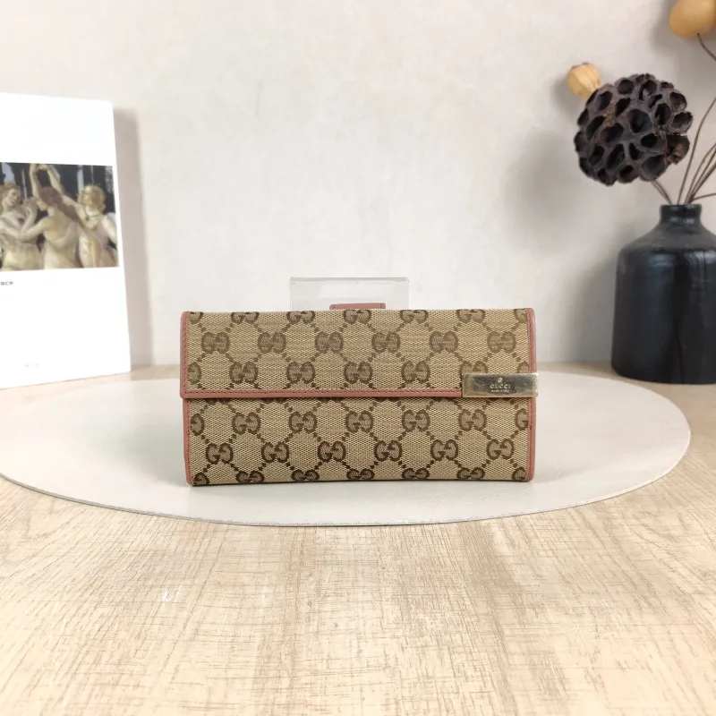 GUCCI Wallet Wallet Monogram Canvas19 × 2 × 9 cm