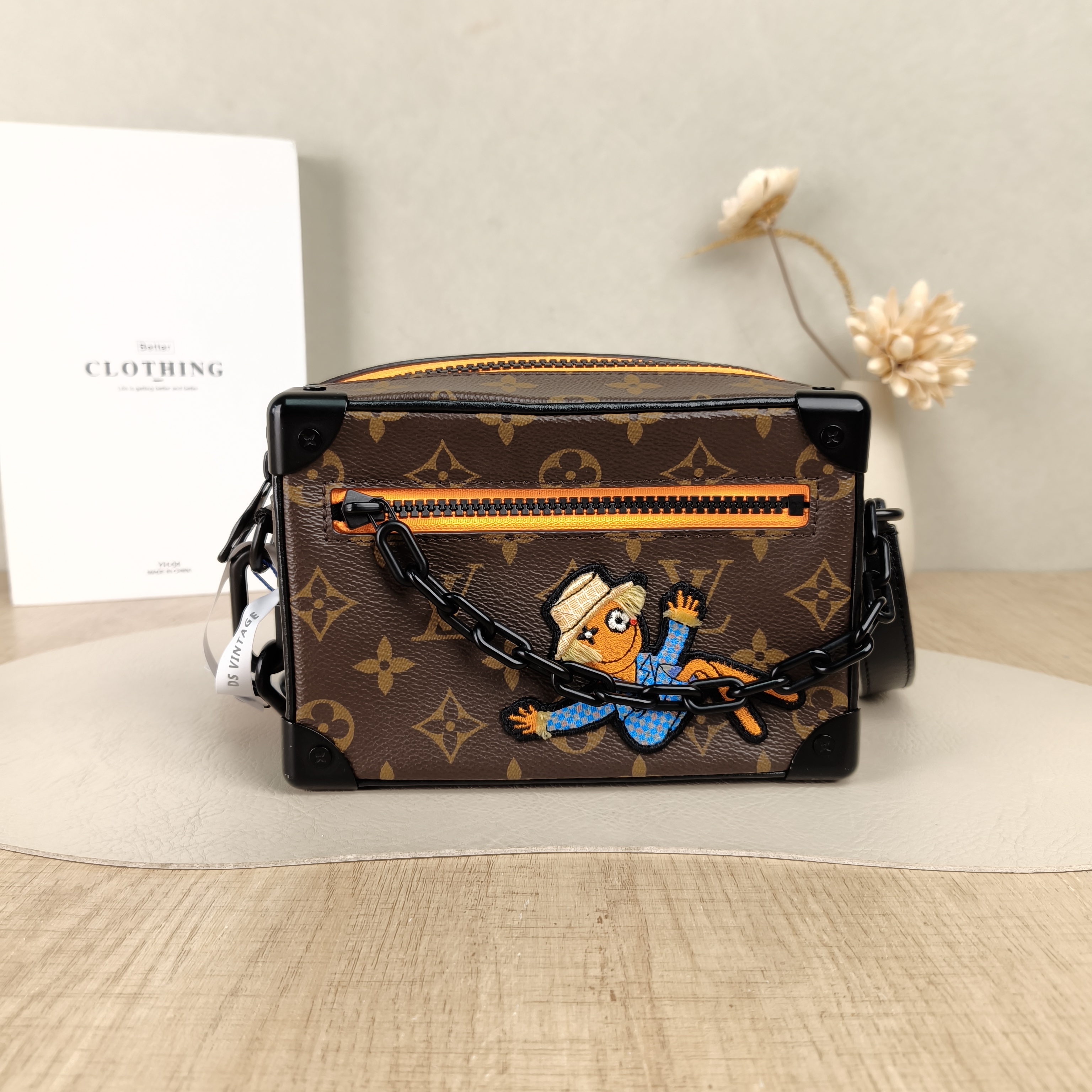 Louis Vuitton Crossbody Bag SOFT TRUNK Box Monogram PV Cmini18.5 × 8 × 13 cm
