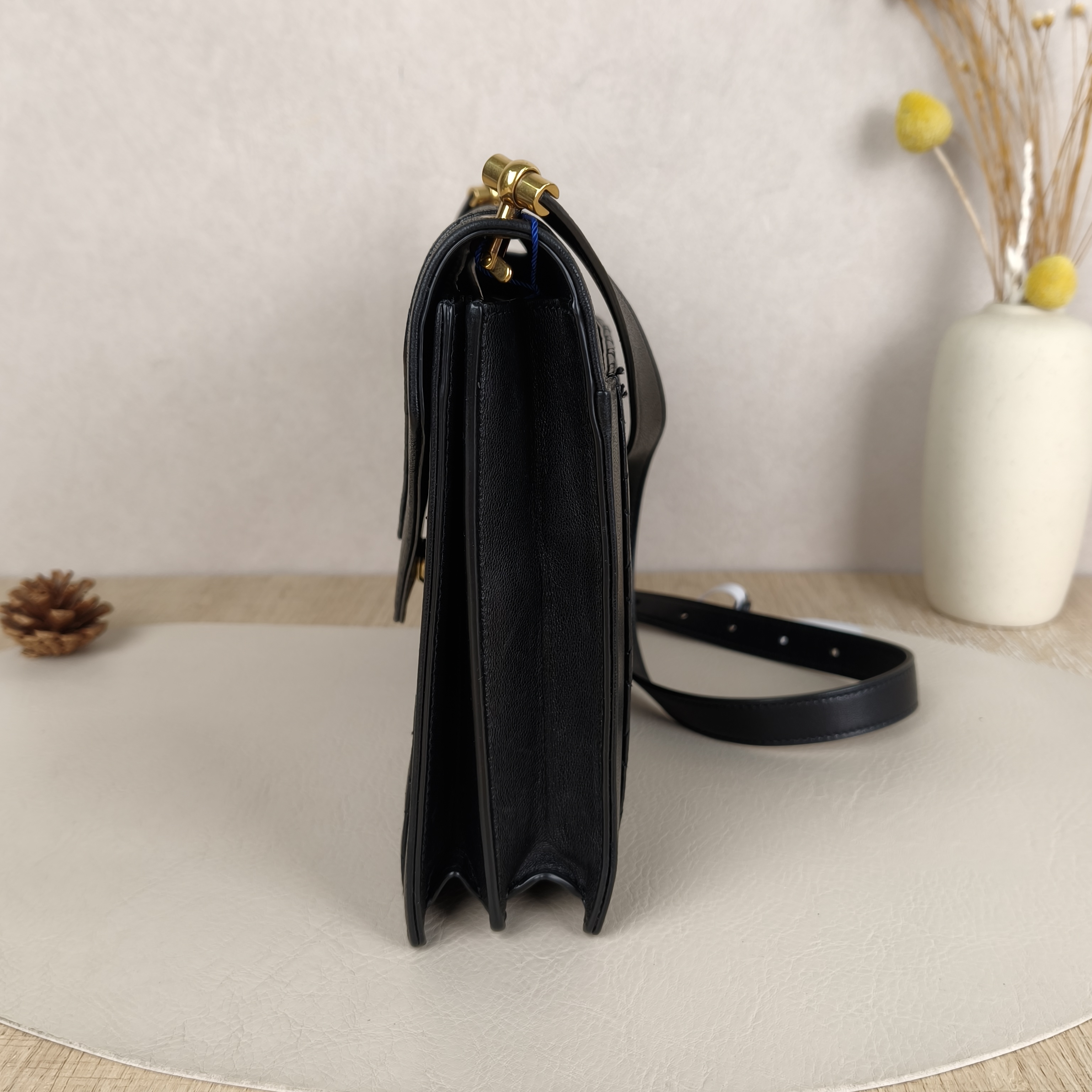 SAINT LAURENT gaby Shoulder Bag Black Lambskin · 26.5 × 3 × 8 cm — cover view 5 of 8