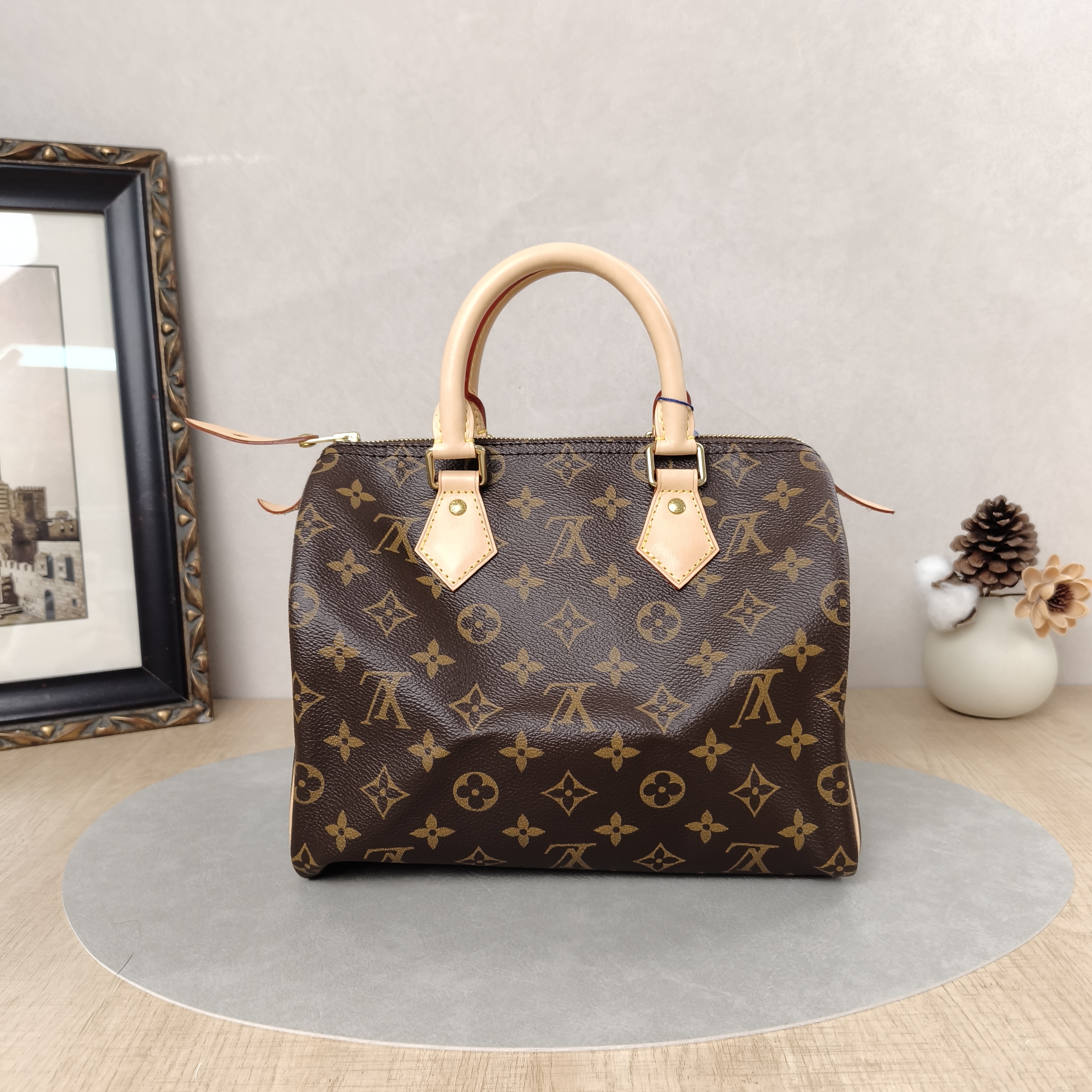 Louis Vuitton Top Handle Bag Speedy25 Edition-Monogram PVC Medium25 × 15 × 19 cm