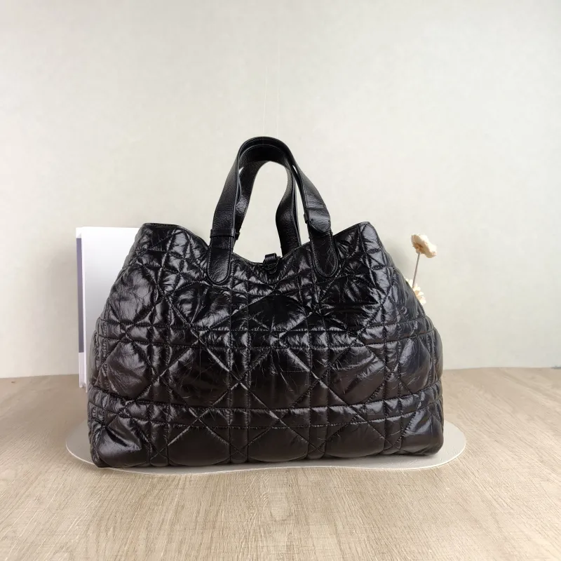 DIOR Top Handle Bag TOUJOURS Black Calfskin Large 37 × 21 × 27 cm — cover view 4 of 4