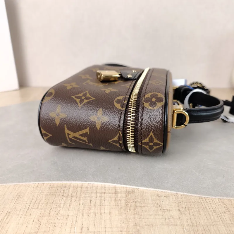 Louis Vuitton Shoulder Bag VANITY POUCH Cosmetic Bag Monogram PVC 19 × 6.5 × 11.5 cm — detail view 5 of 10