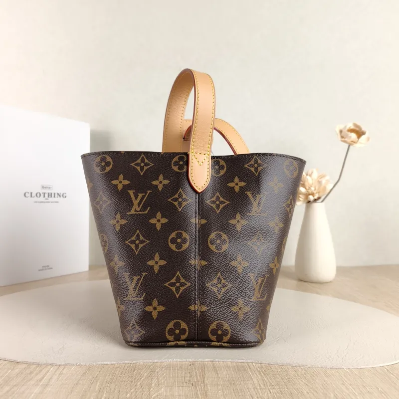 Louis Vuitton Top Handle Bag ALL IN BB Monogram PVC BB 16 × 12 × 18 cm Leather Tag， — cover view 2 of 5