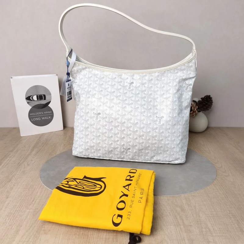 GOYARD Shoulder Bag White PVC Small 43 × 14 × 27 cm — cover view 3 of 6