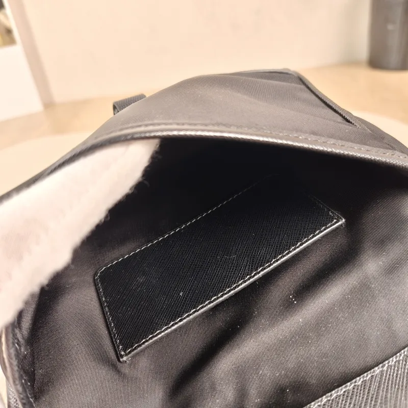 PRADA Crossbody Bag Messenger Bag Crossbody Bag Black Nylon One Size 11 × 3 × 13 cm — detail view 1 of 12