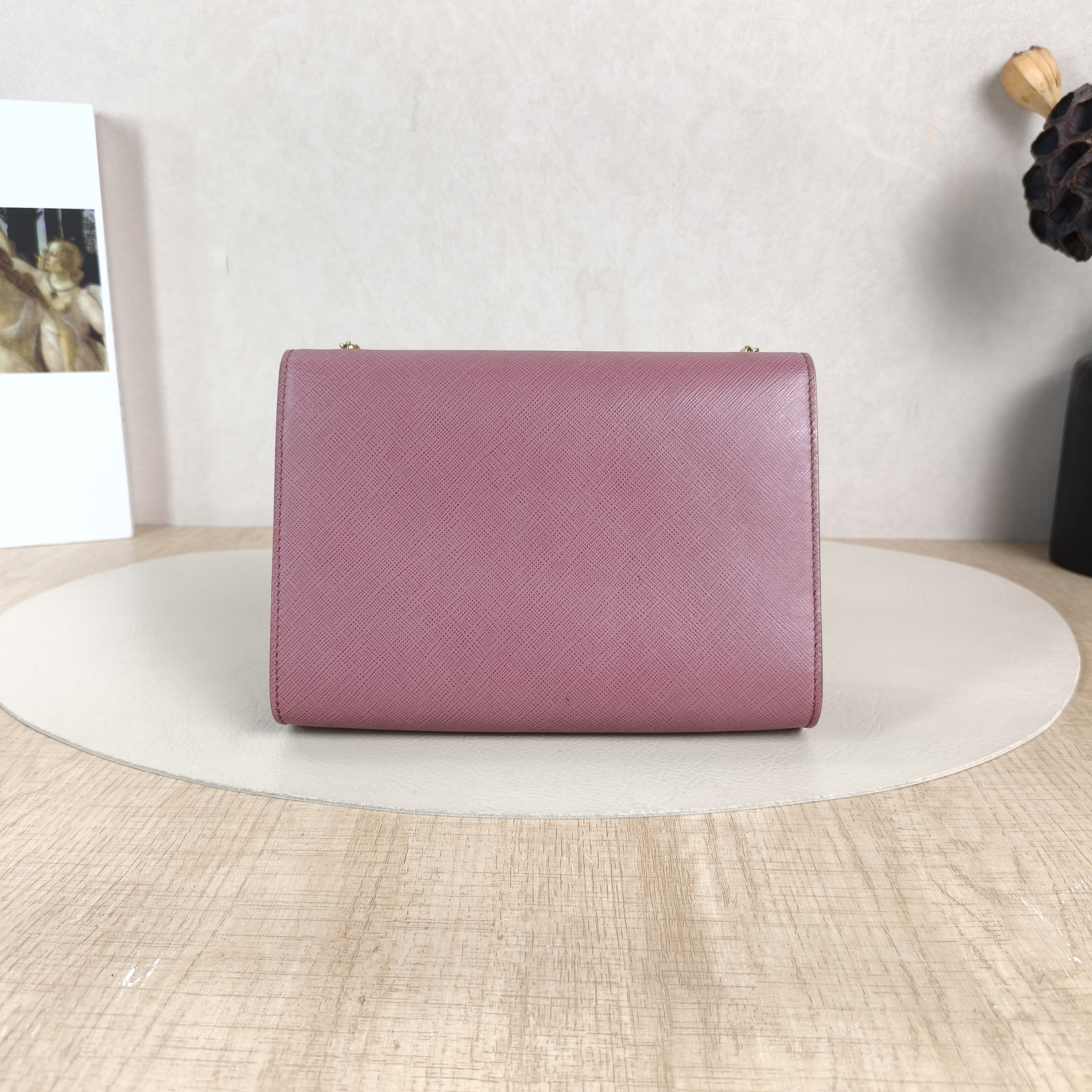 FERRAGAMO Crossbody Bag Chain Bag Calfskin One Size19 × 4 × 13 cm — cover view 4 of 6
