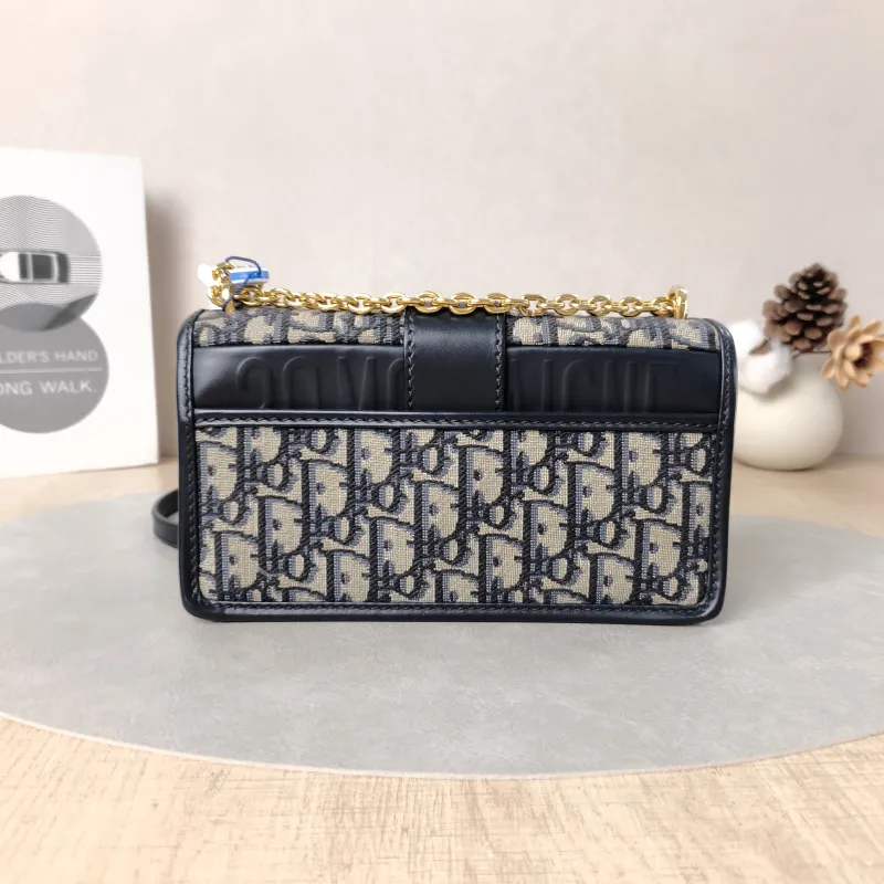 DIOR Crossbody Bag30 Montaigne East-West 30Blue Canvas Small21 × 6 × 12 cm — cover view 3 of 5