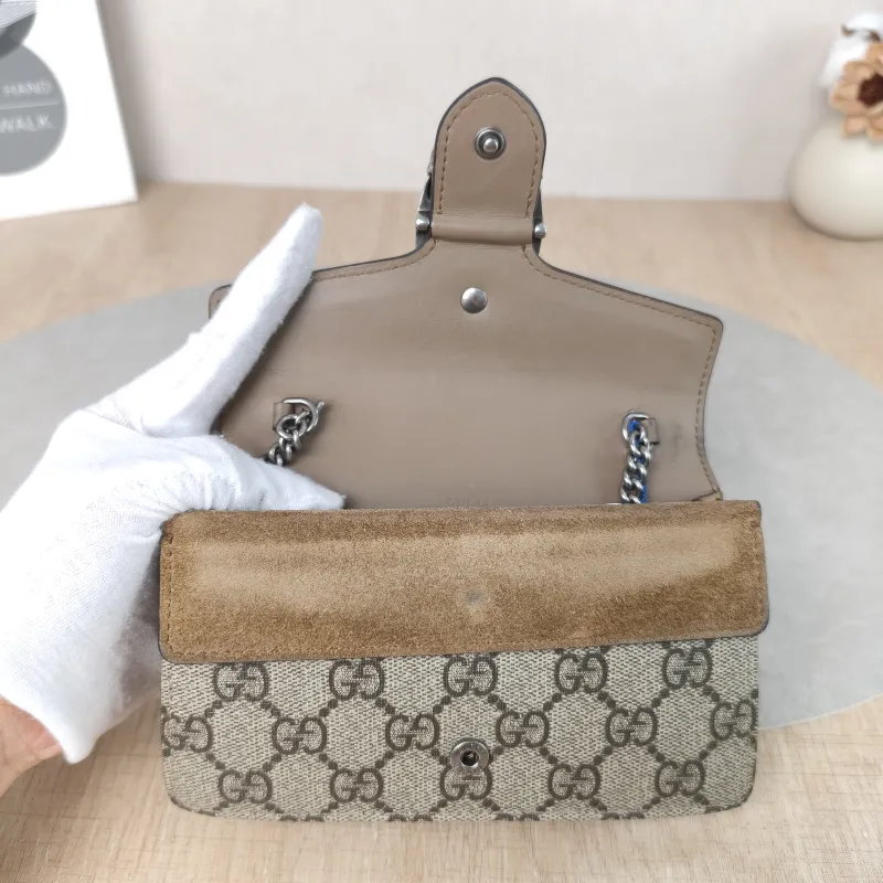 GUCCI Shoulder Bag Dionysus Monogram PVC Mini 16.5 × 4 × 10 cm — detail view 11 of 12