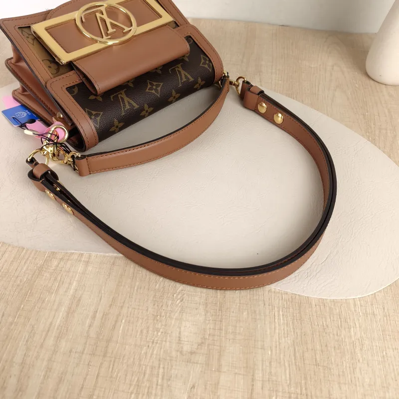 Louis Vuitton Crossbody Bag Dauphine Monogram PVC Mini 20 × 9 × 15 cm — detail view 9 of 11