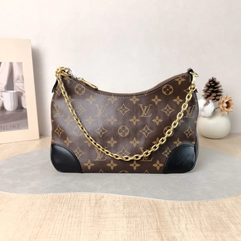 Louis Vuitton Crossbody Bag Boulogne PVC Small 26 × 9.5 × 16 cm