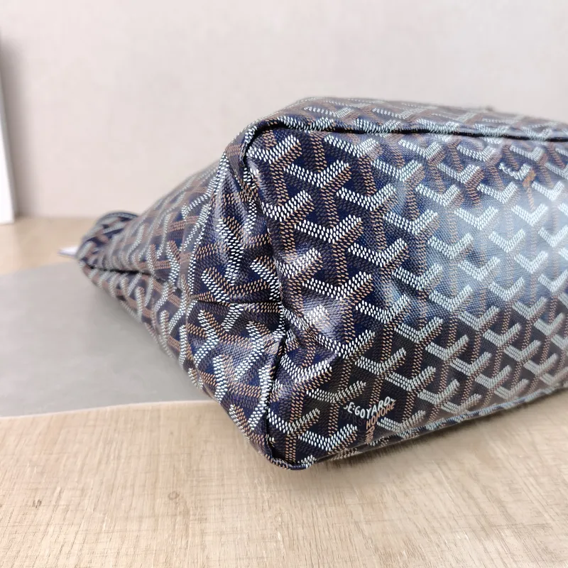 GOYARD Shoulder Bag Boheme Hobo​ Blue PVC Small 43 × 14 × 27 cm — detail view 1 of 12