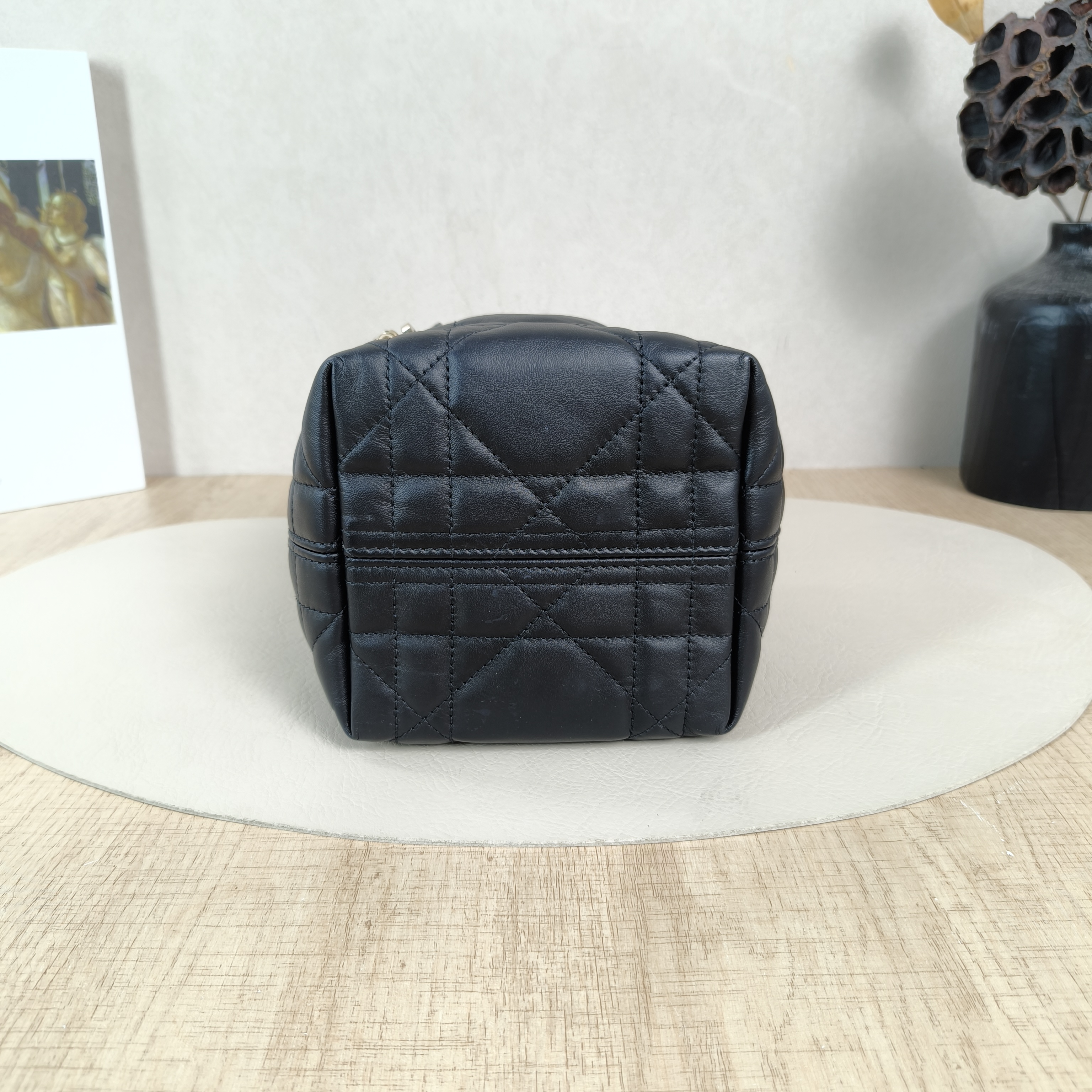 DIOR Shoulder Bag TOUJOURS Edition Black Calfskinmini13 × 12 × 15 cm — cover view 5 of 6