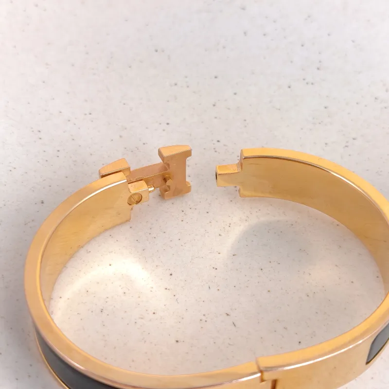 Hermès Bangle Clic HB angle Black One Size 15.9cm — cover view 8 of 8
