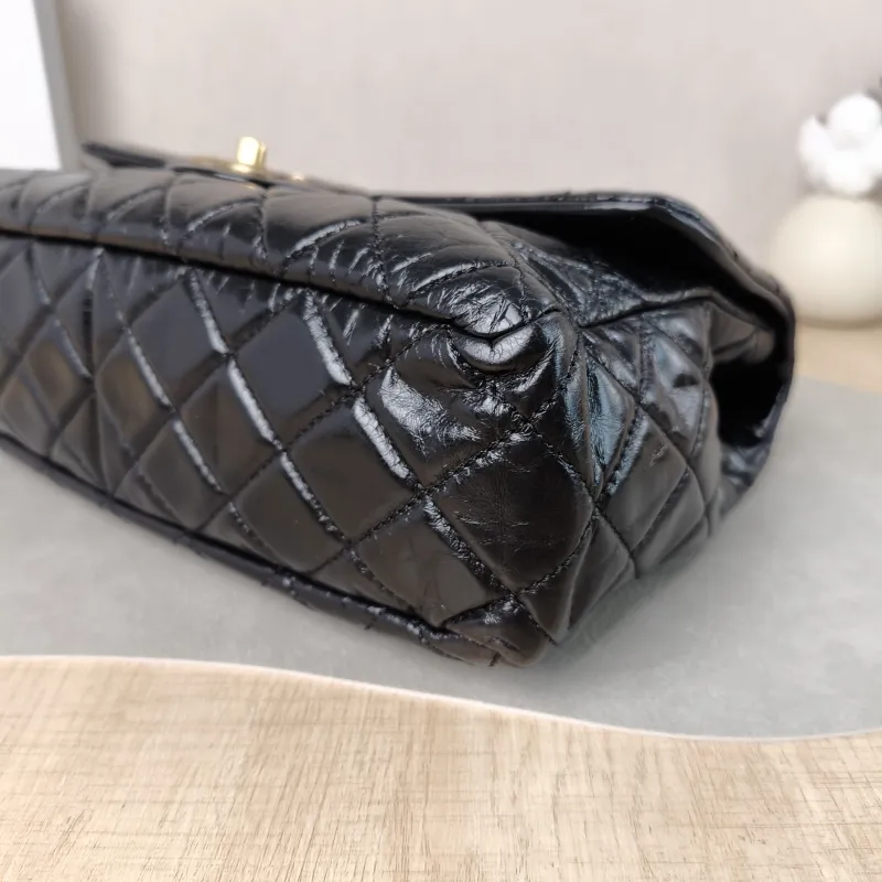Chanel Top Handle Bag Top Handle Bag Black Calfskin 30 × 8 × 17.5 cm 19 — detail view 13 of 13