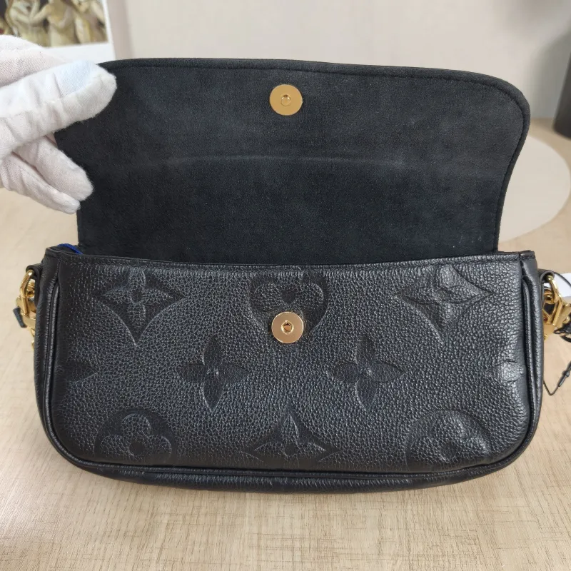 Louis Vuitton Crossbody Bag IVY Black Empreinte Embossed Calfskin Small23.5 × 4.3 × 12 cm — detail view 6 of 12