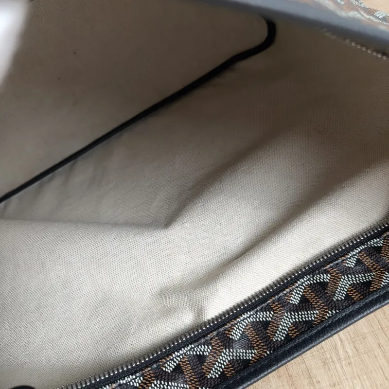 GOYARD Shoulder Bag Boheme Hobo​ Black ine Canvas Small 43 × 14 × 27 cm — detail view 9 of 12