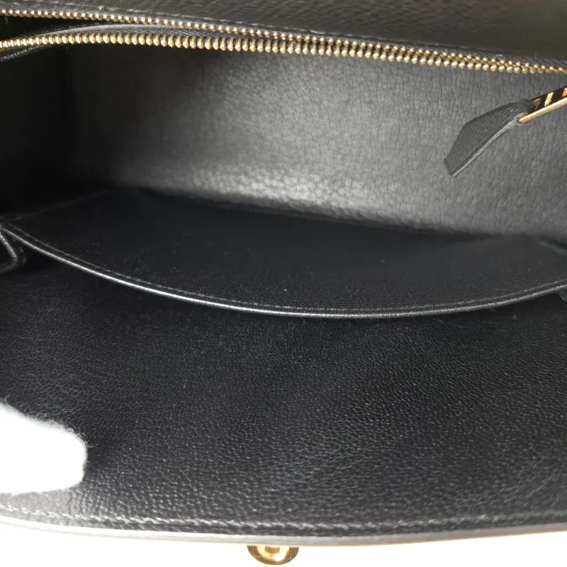 Hermès Shoulder Bag Kelly 25 Gold-Tone Hardware Black with Gold-Tone Hardware Epsom Calfskin Small 25 × 7 × 17 cm W — detail view 9 of 14