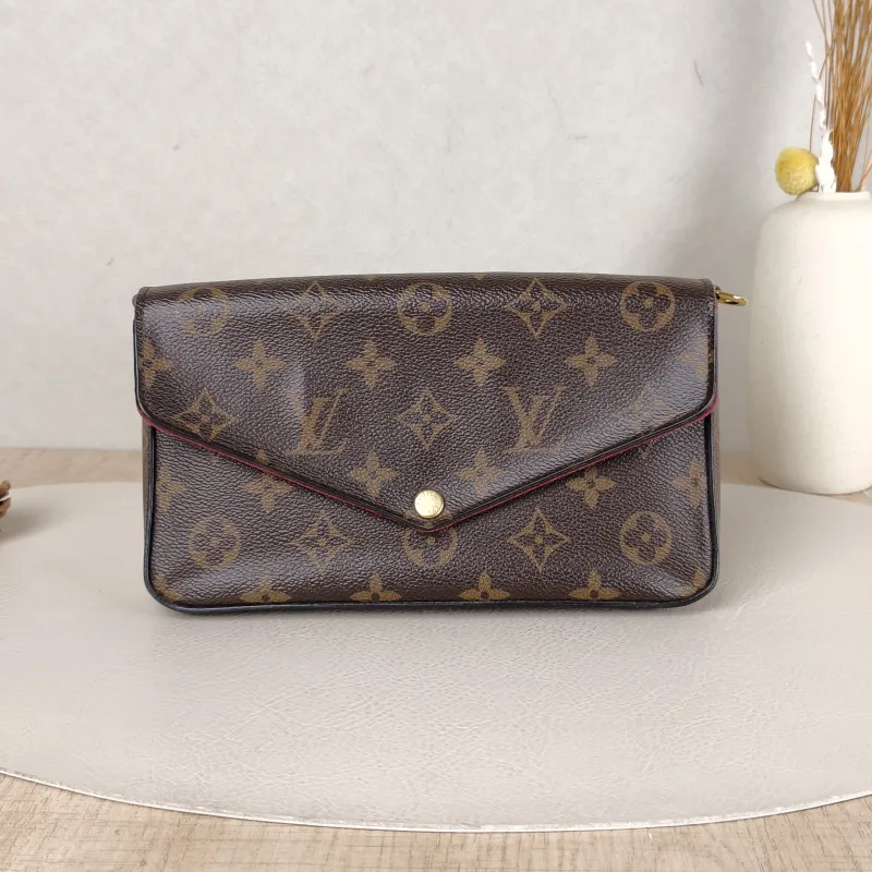 Louis Vuitton Crossbody Bag Pochette Félicie Monogram PVC Small21 × 3 × 12 cm
