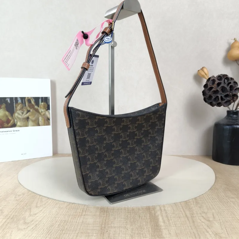 CELINE Shoulder Bag Croque Hobo Monogram PVC Medium18.5 × 2 × 15.5 cm — cover view 2 of 5