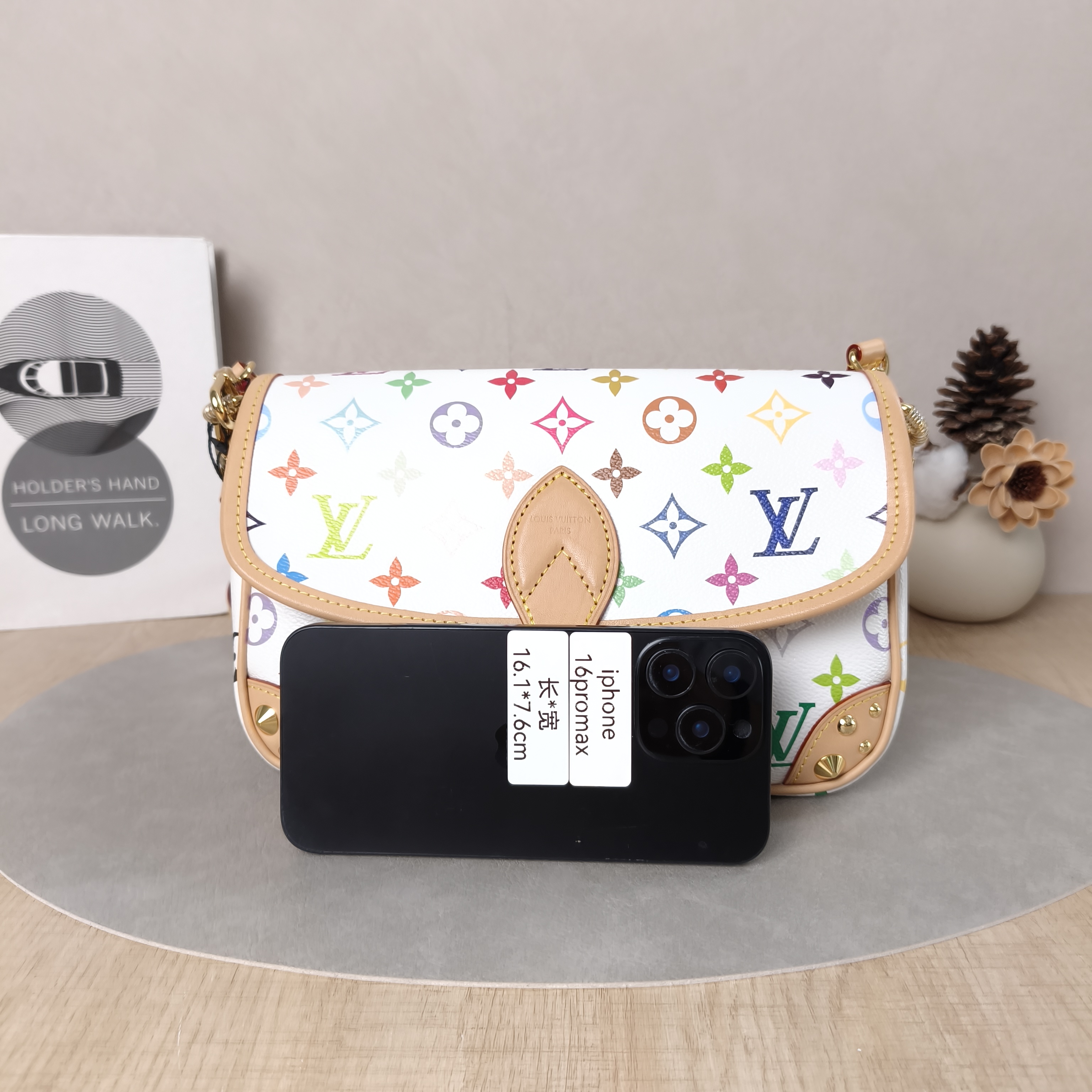 Louis Vuitton Crossbody Bag Diane Baguette Bag Multicolore PVC Small24 × 9 × 15 cm — cover view 6 of 6