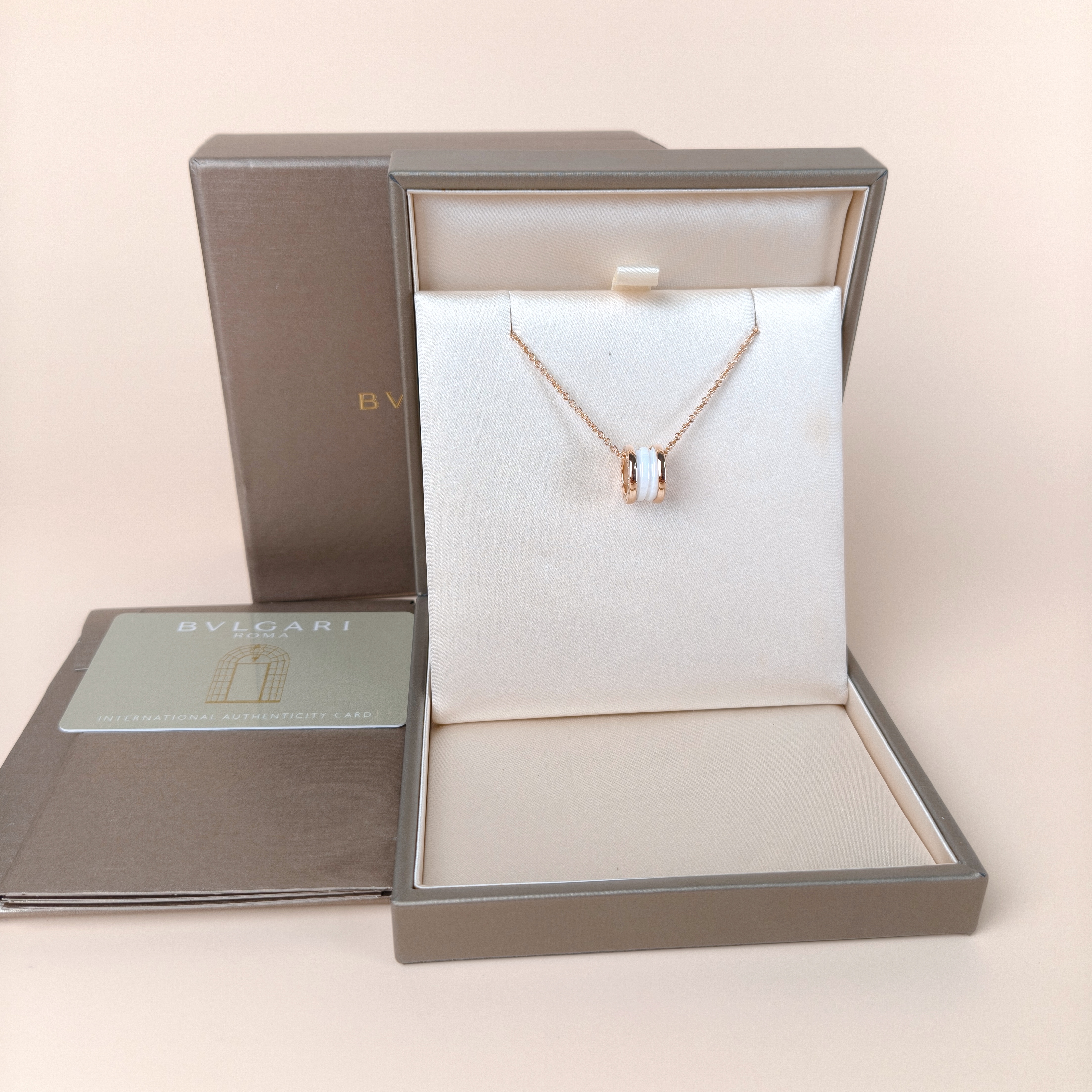 Bvlgari Necklace B.ZERO1Collection Necklace Rose Gold 18KR ose Gold One Size1.5*38-41.5-45 — cover view 6 of 9