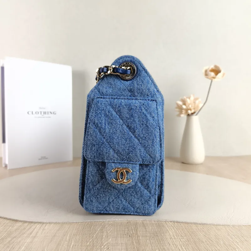 Chanel Crossbody Bag 25Bag Blue Mini 20 × 12.5 × 22 cm — detail view 11 of 12