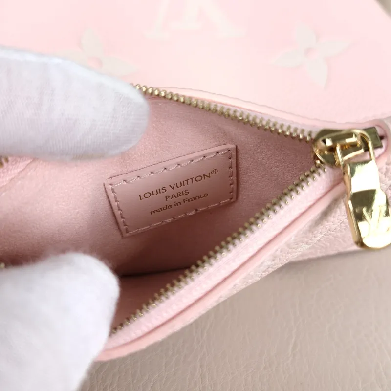 Louis Vuitton Top Handle Bag ALL IN BB · White Empreinte Embossed Calfskin Monogram BB18 × 12 × 16 cm — detail view 7 of 12