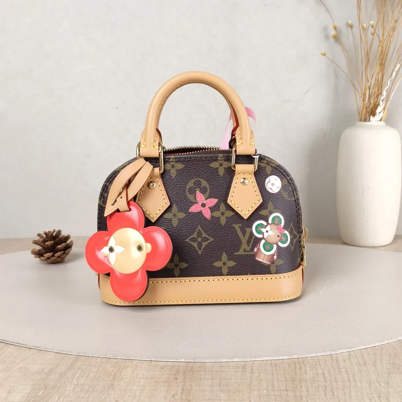 Louis Vuitton Crossbody Bag Alma Nano vivenne Monogram PVC nano 18 × 8 × 12 cm