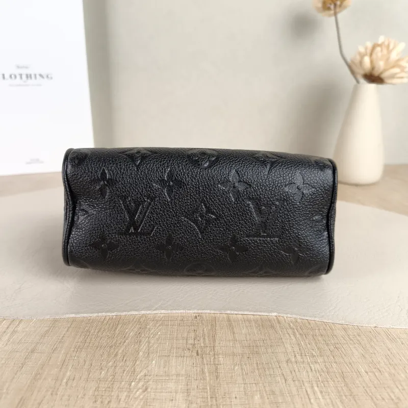 Louis Vuitton Crossbody Bag Speedy Nano Black Empreinte Embossed Calfskin nano 16 × 7.5 × 10 cm — cover view 3 of 5