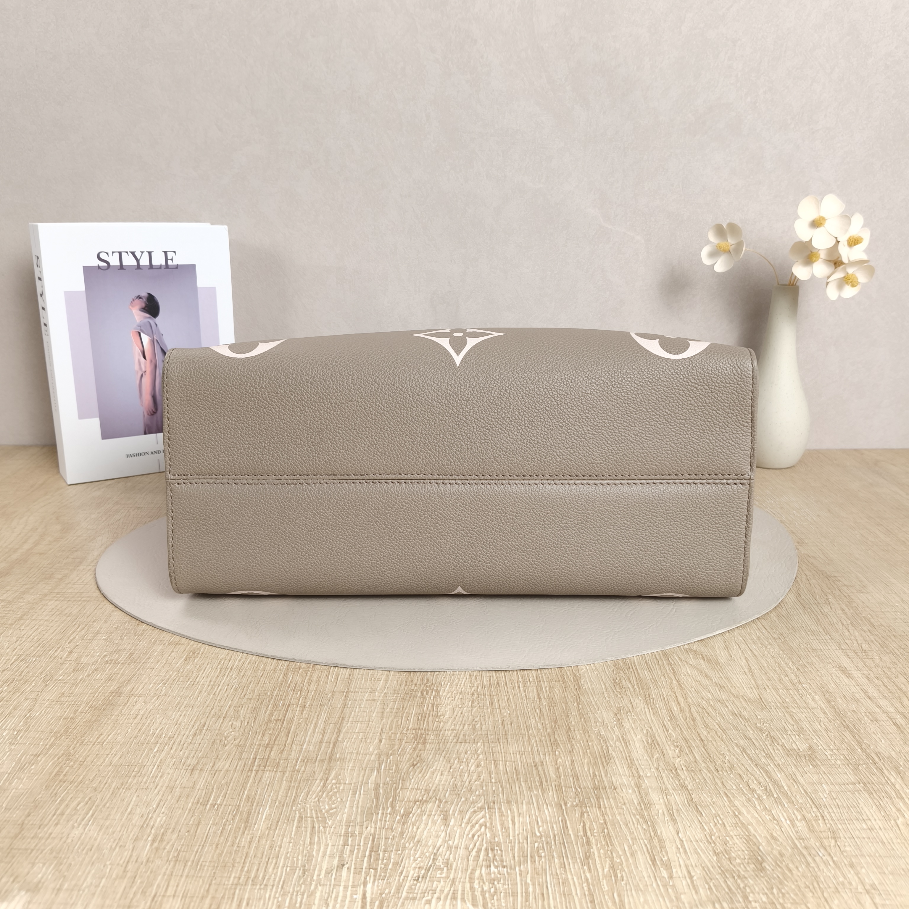 Louis Vuitton Top Handle Bag Grey Calfskin Medium — cover view 11 of 11